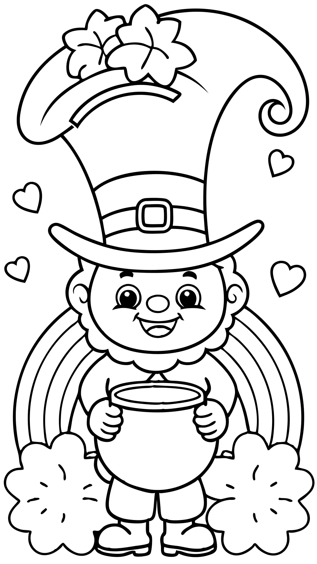 coloring pages of leprechauns